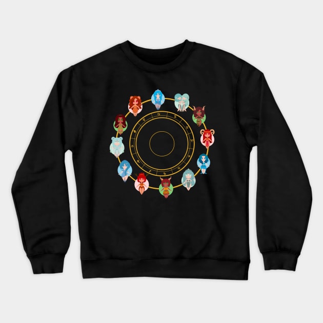 Horoscope Crewneck Sweatshirt by Ohhaphrodite